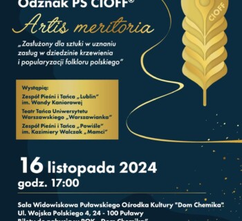 Odznaka PS CIOFF® dla Zespołu